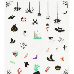 Neglstickers Halloween – 36 ekle neglklistremerker med Halloween-motiv
