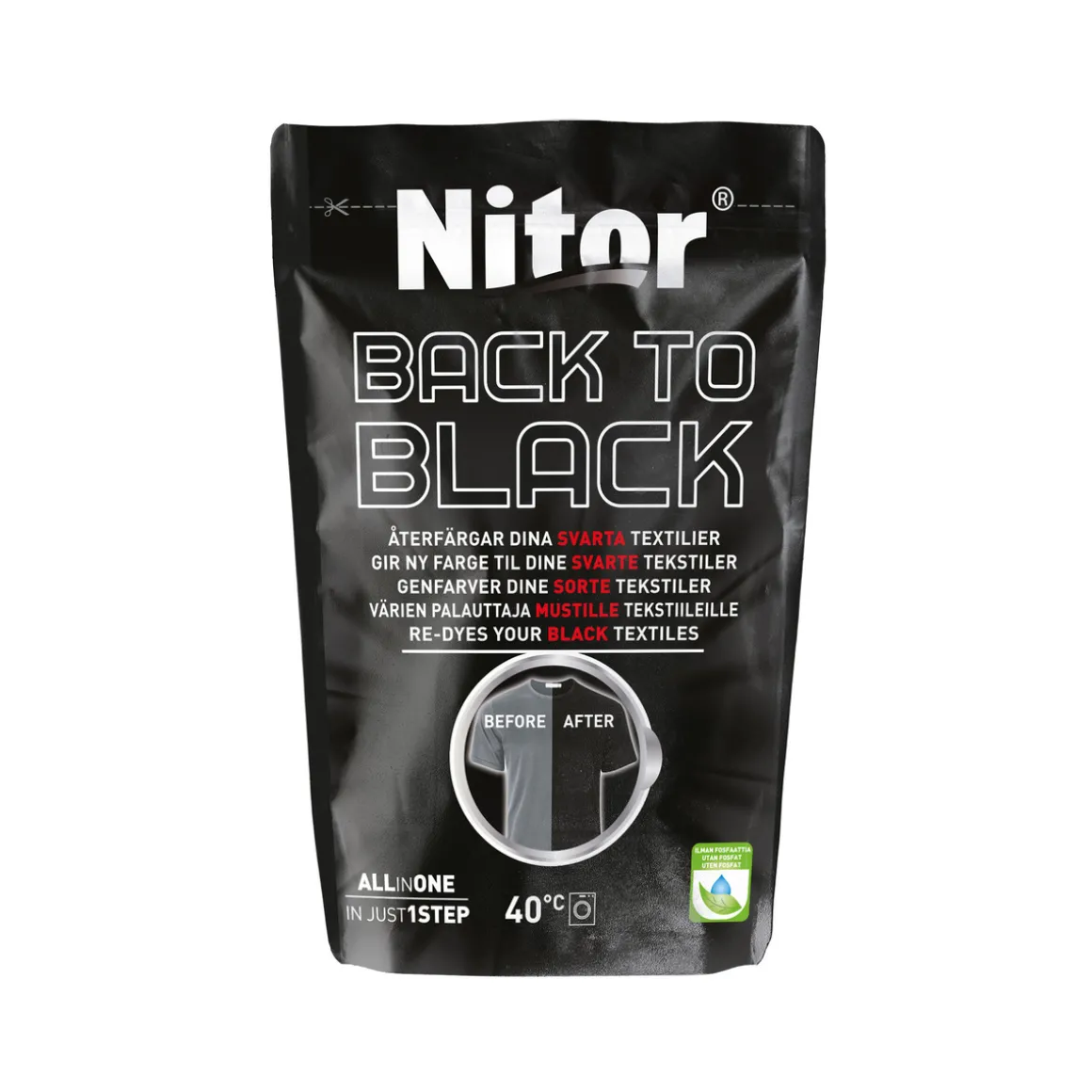 Nitor Tekstilfarge Back to bla