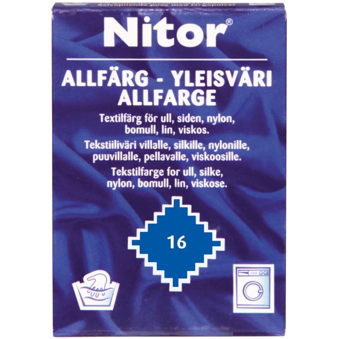 Nitor Universalfarge 16 Blå