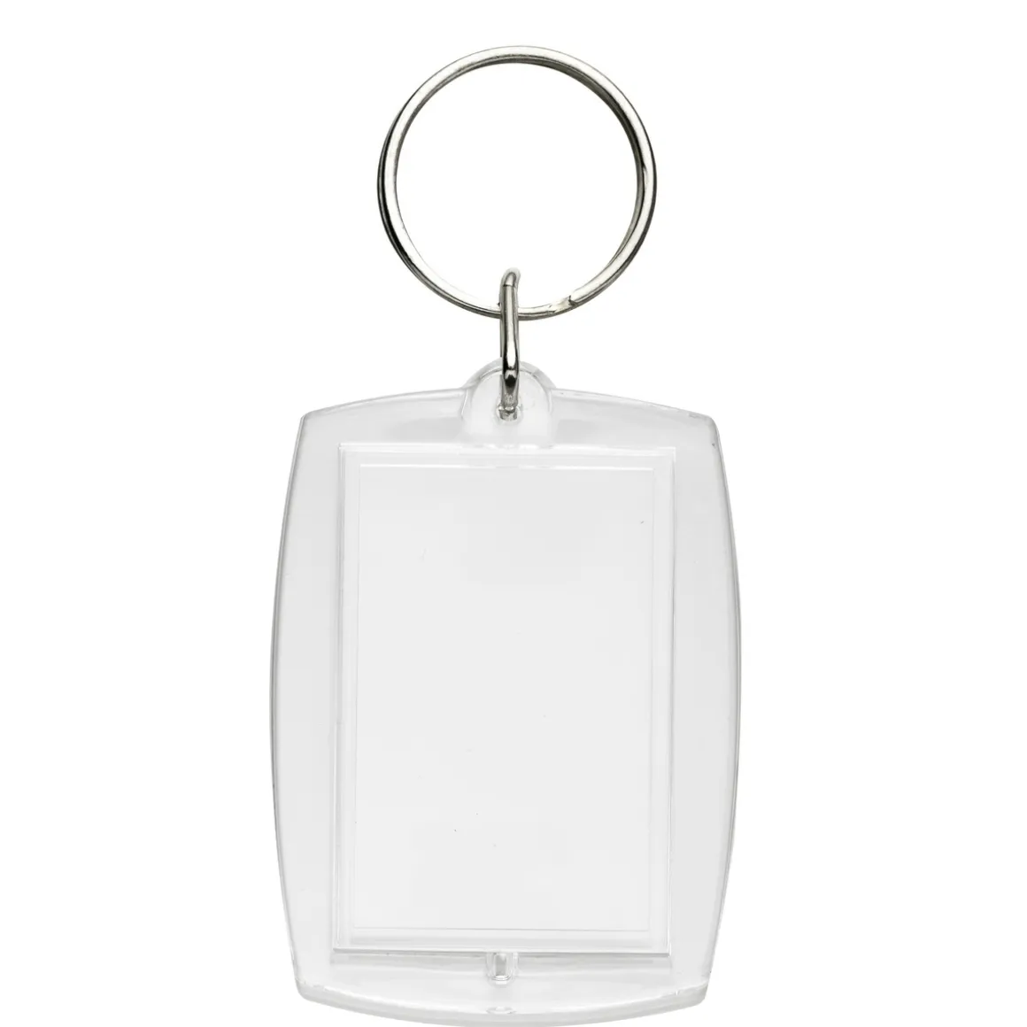 Nøkkelringer med delbar bildeholder, 40×52 mm