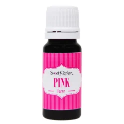 Næringsmiddelfarge, dropsfarge 10 ml rosa