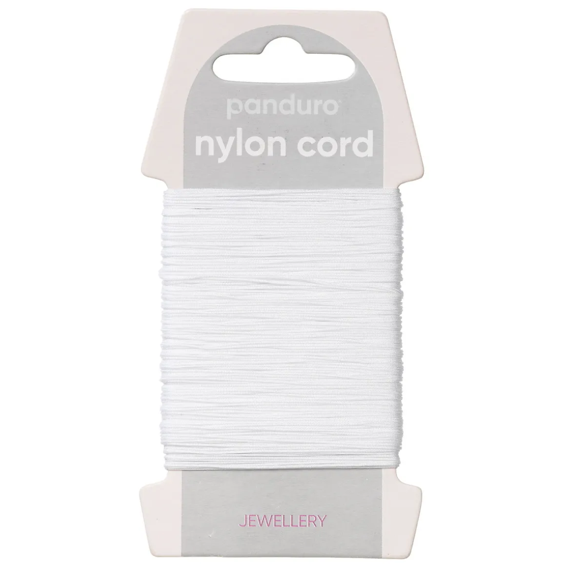 Nylontråd 0,5 mm hvit 40 m
