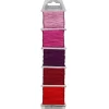 Nylontråd 5x10 m 1 mm rosa/rød