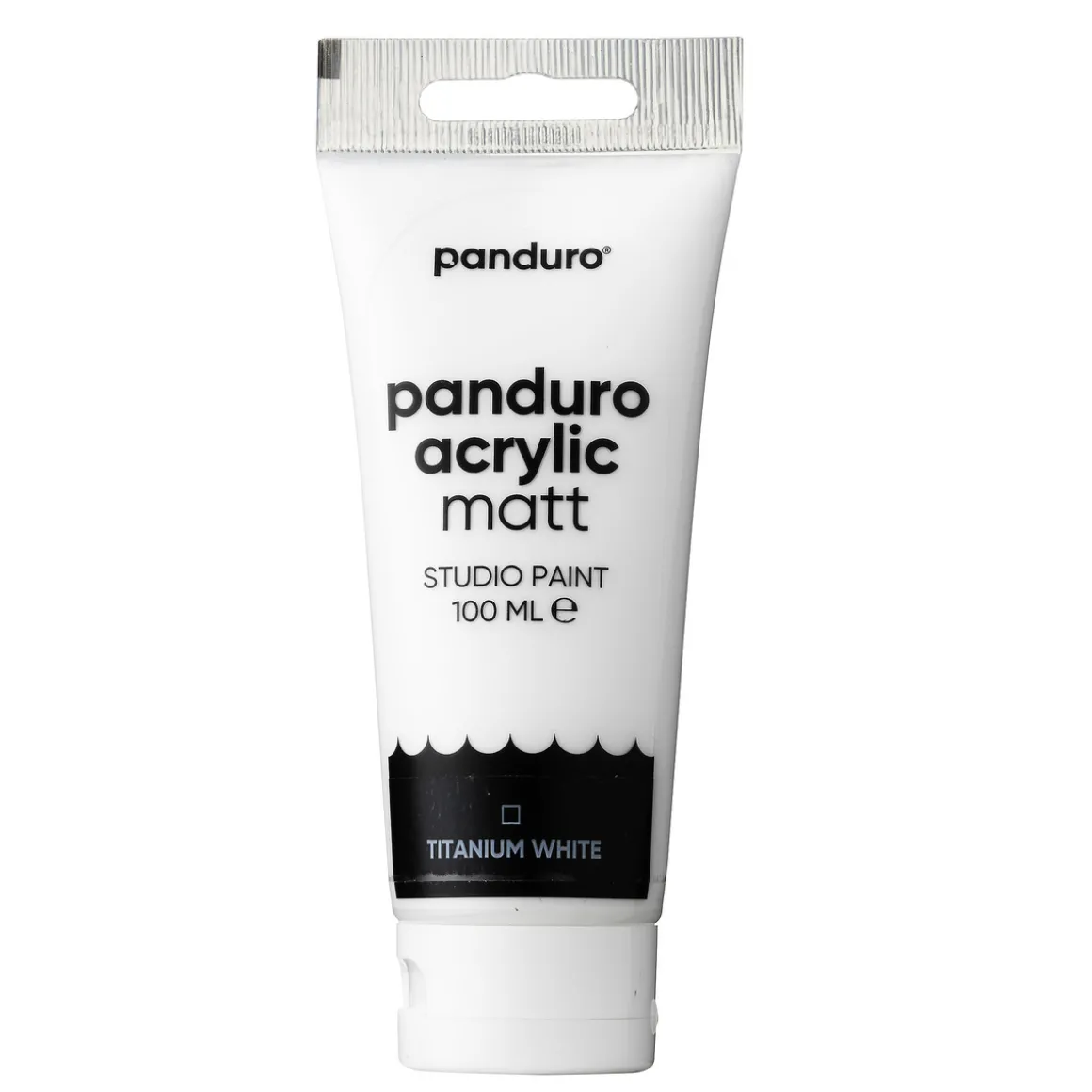 Panduro Acrylic akrylmaling, matt 100 ml – Titanium white