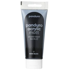 Panduro Acrylic akrylmaling, matt 100 ml – Mars black