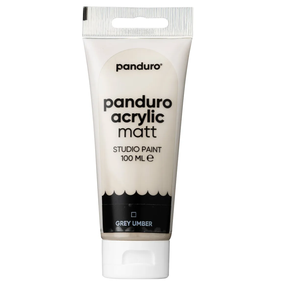 Panduro Acrylic akrylmaling, matt 100 ml – Grey umber