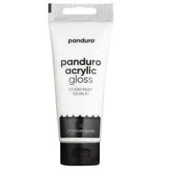 Panduro Acrylic akrylmaling, blank 100 ml – Titanium white