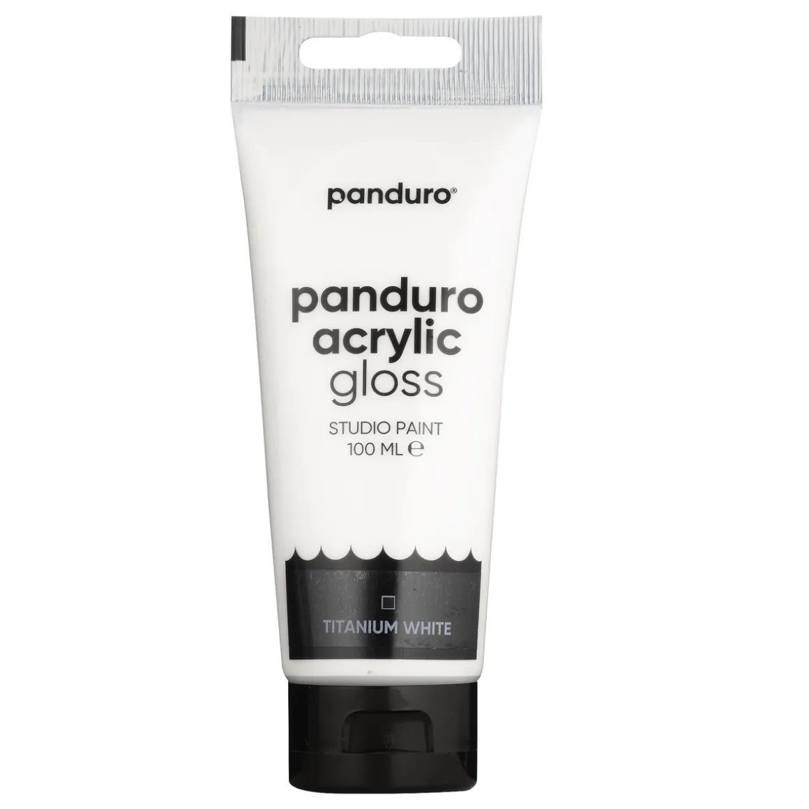 Panduro Acrylic akrylmaling, blank 100 ml – Titanium white