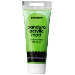 Panduro Acrylic akrylmaling, matt 100 ml – Light cadmium green hue