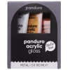 Panduro Acrylic akrylmaling, blanke metallicfarger 3x100 ml