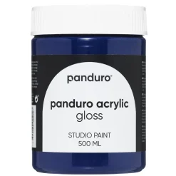 Panduro Acrylic Gloss blank akrylmaling 500 ml Primary Blue