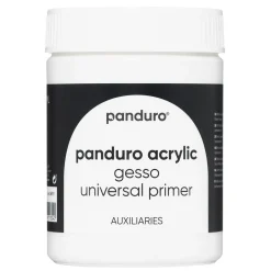 Panduro Acrylic medium gesso, 500 ml dekkende hvit grunnmaling