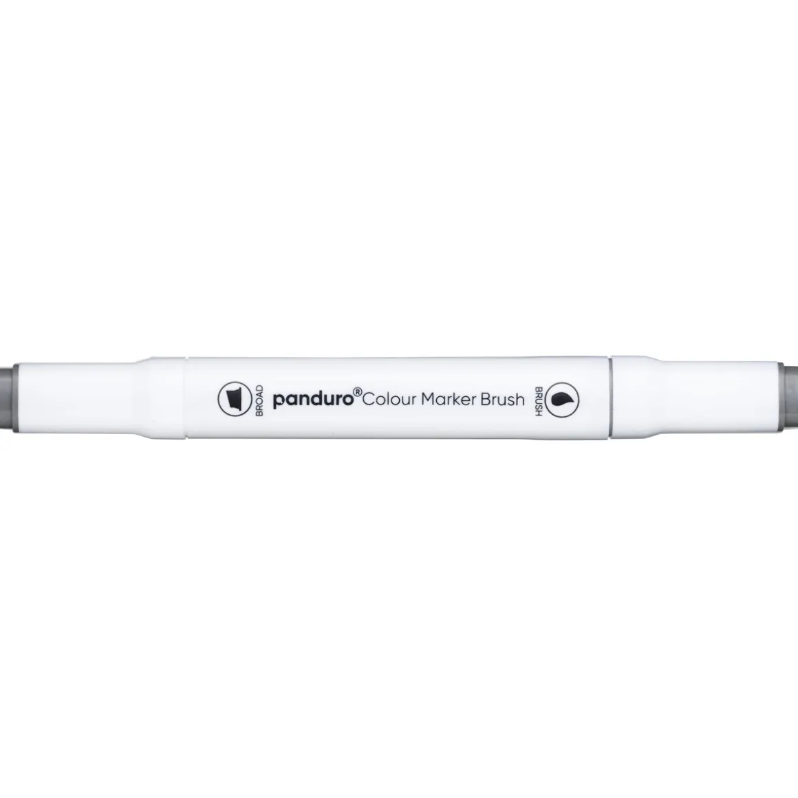 Panduro Colour Marker Brush, penselspiss og skråskjært spiss – Cool grey 7 CG7