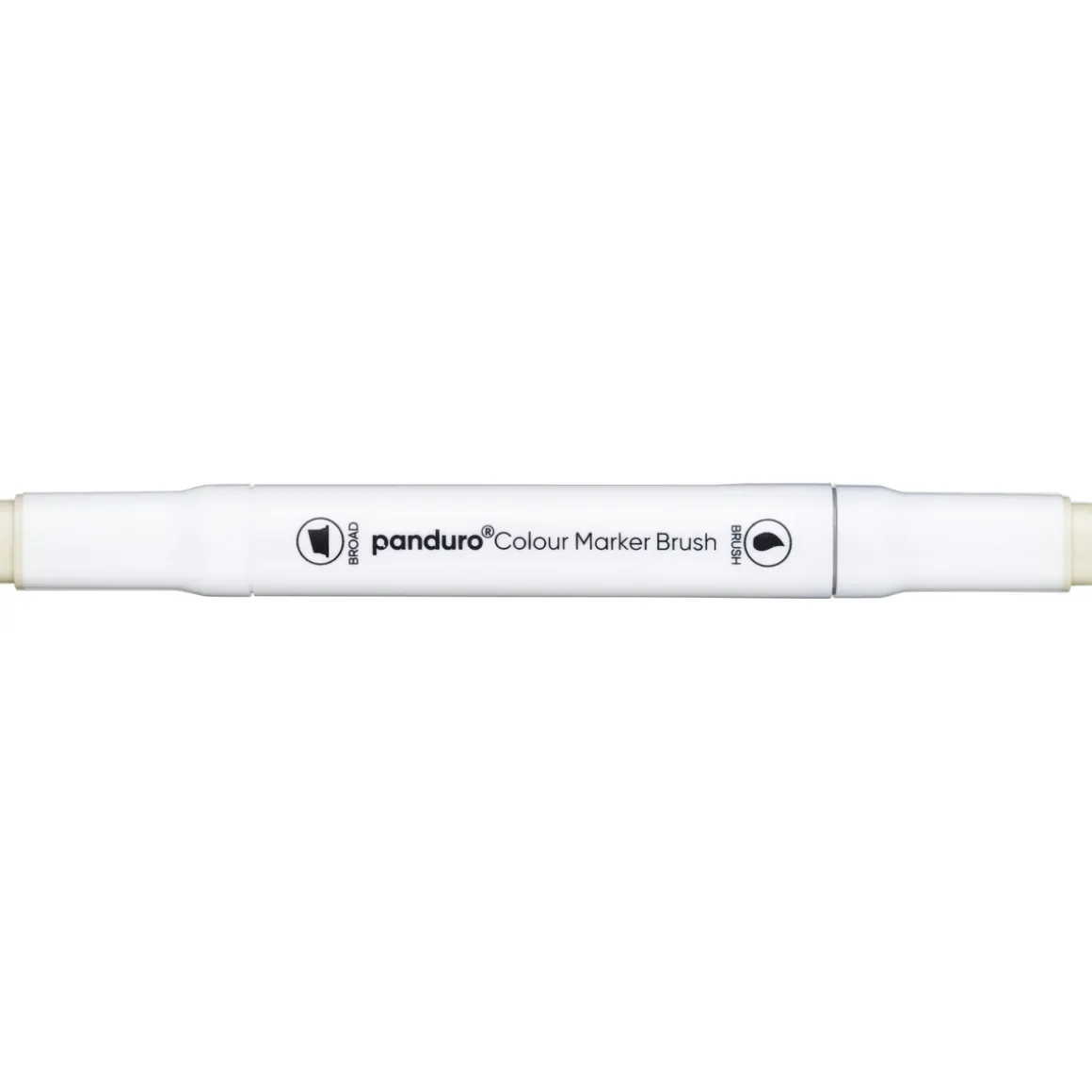 Panduro Colour Marker Brush, penselspiss og skråskjært spiss – Raw silk 134