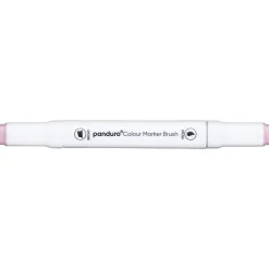 Panduro Colour Marker Brush, penselspiss og skråskjært spiss – Light orange 140