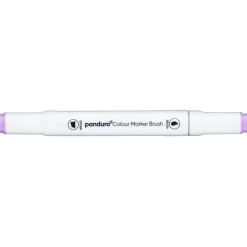 Panduro Colour Marker Brush, penselspiss og skråskjært spiss – Pale lilac 147