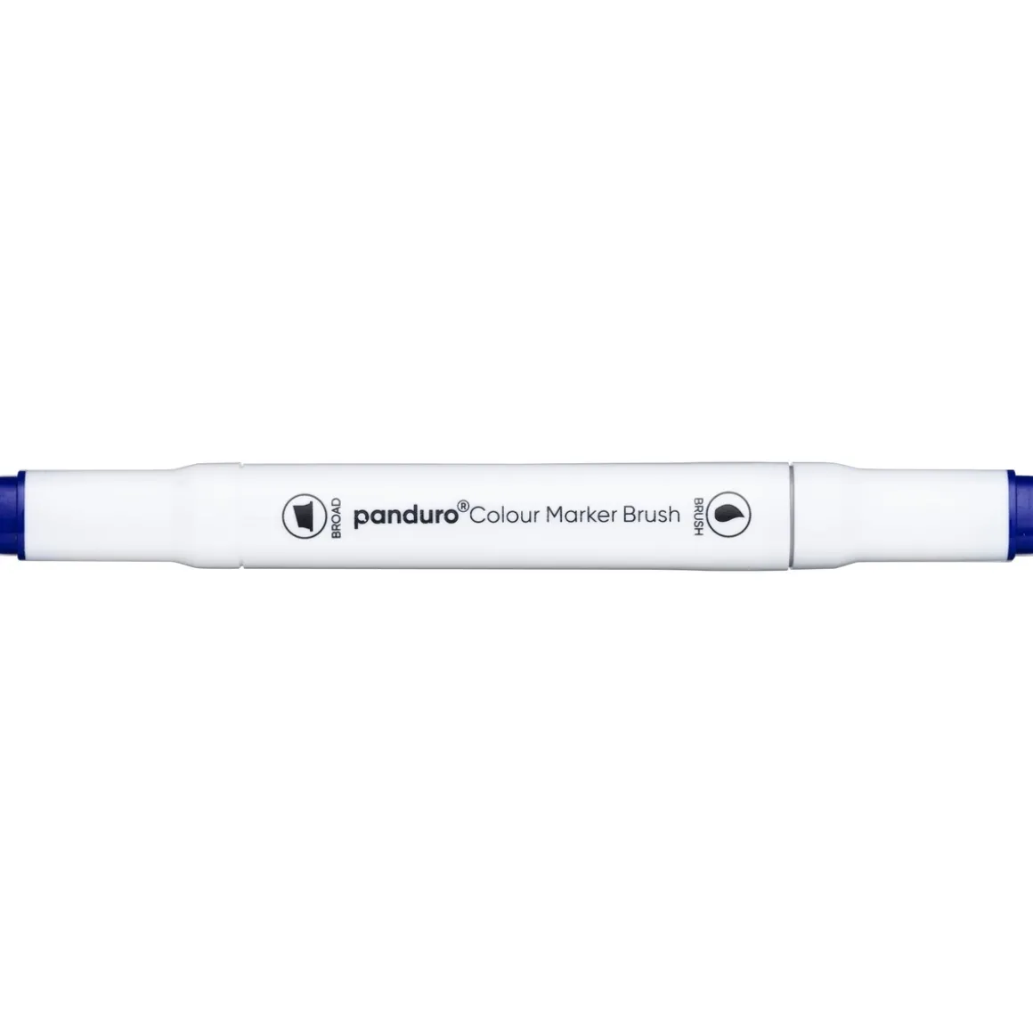 Panduro Colour Marker Brush, penselspiss og skråskjært spiss – Cobalt blue 71