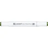 Panduro Colour Marker Brush, penselspiss og skråskjært spiss – Forest green 50