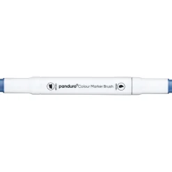 Panduro Colour Marker Brush, penselspiss og skråskjært spiss – Royal blue 70