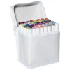 Panduro Colour Marker Brush 48 – twin-tip tusjer med penselspiss og skråskåret spiss
