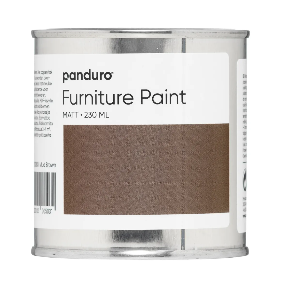 Panduro Furniture Paint, matt møbelmaling 230 ml – Mud brown