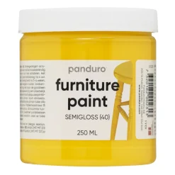 Panduro Furniture Paint møbelmaling, gul 250 ml