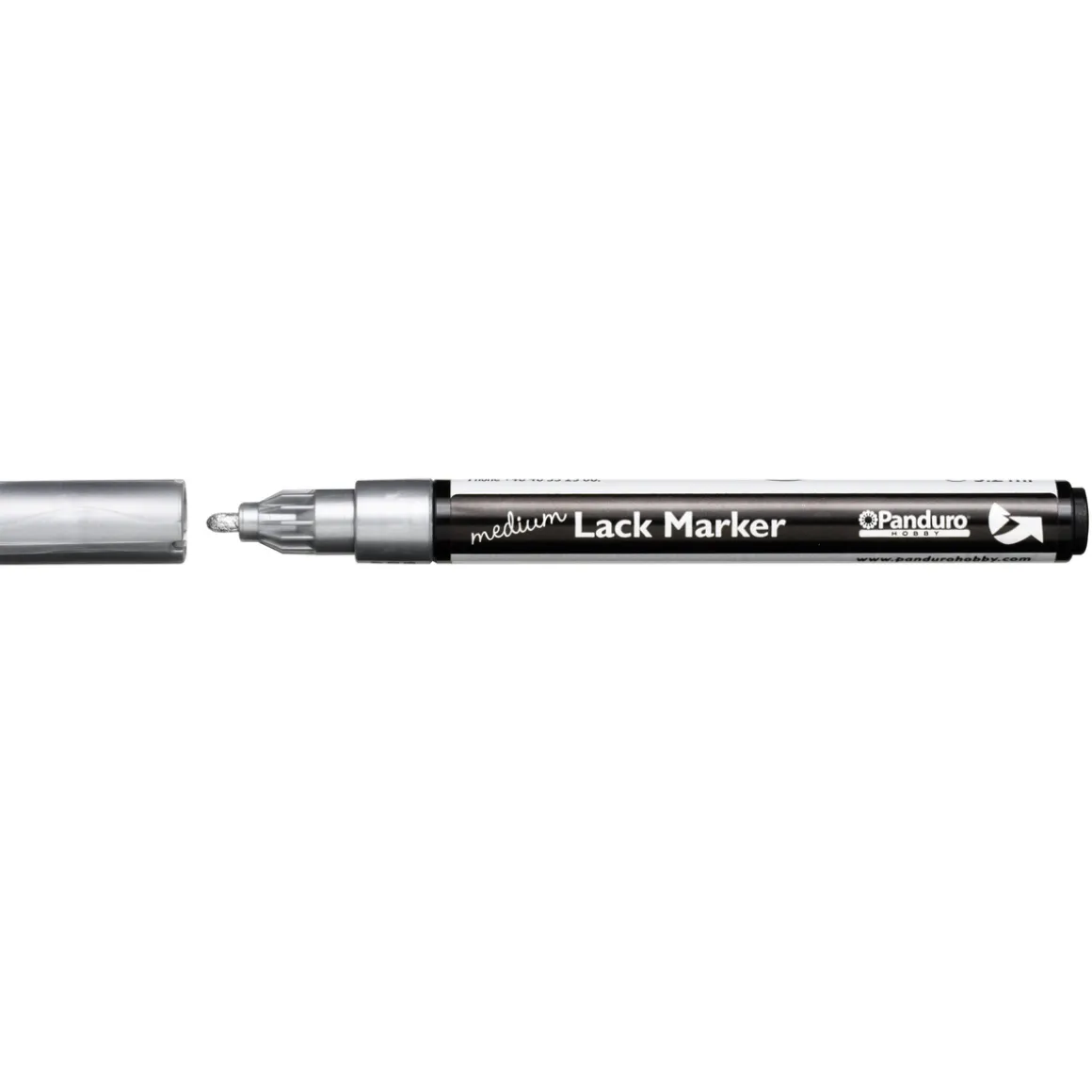 Panduro Lakkpenn Sølv 2 mm