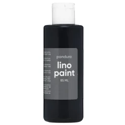 Panduro Lino Paint linoleumsmaling – 85 ml svart