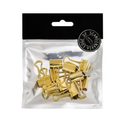 Papirklemme gull 19 mm 10 stk.