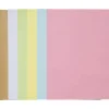 Papirsett i pastellfarger med 48 stk. A4-ark (210×297 mm) à 80 g/m²