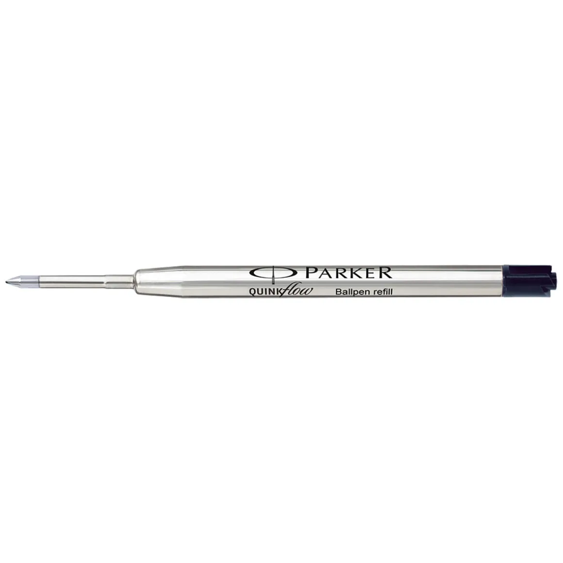 Parker Ballpoint refill svart, komplett fargepatron med ny spiss