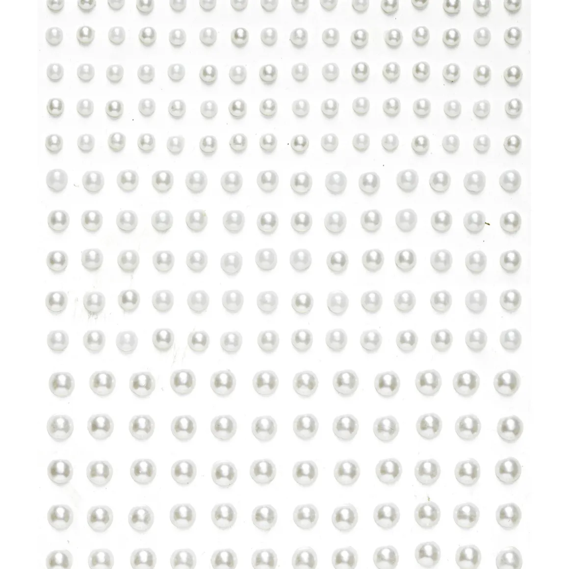 Pearl stickers hvite – 420 hvite / perlemorskimrende perleklistremerker. Ø4, 5, 6 mm
