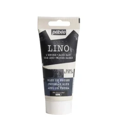 Pebeo Lino Ink 80 ml, vannbasert linoleumsfarge – Prussian Blue