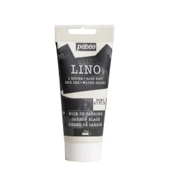 Pebeo Lino Ink 80 ml, vannbasert linoleumsfarge – Carbon Black