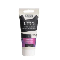 Pebeo Lino Ink 80 ml, vannbasert linoleumsfarge – Duochrome Pink & Blue