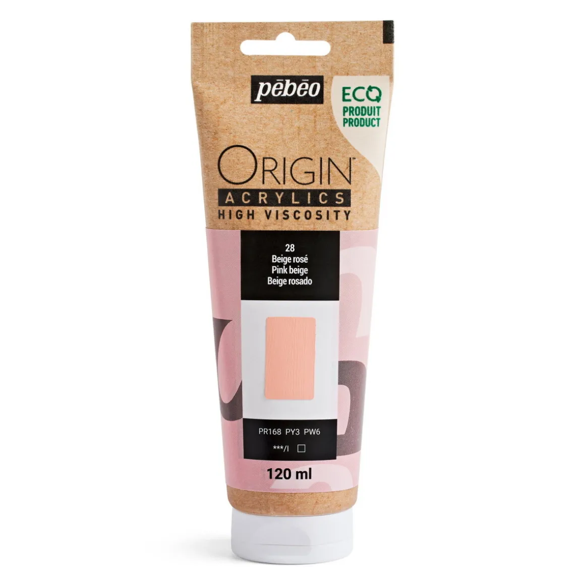 Pebeo Origin Acrylics akrylmaling 120 ml Pink beige 28