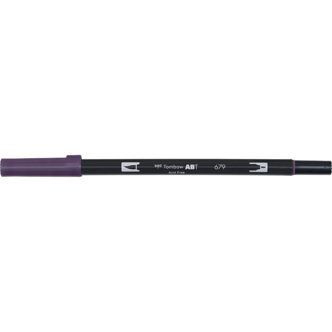 Penselpenn Tombow ABT Dual Brush Pen Dark Plum 679