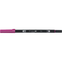 Penselpenn Tombow ABT Dual Brush Pen Rhodamine Red 725