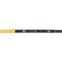 Penselpenn Tombow ABT Dual Brush Pen Light Ochre 991