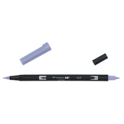 Penselpenn Tombow ABT Dual Brush Pen Mist Purple 553