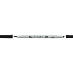 Penselpenn Tombow ABT PRO Dual Brush Pen Black 15 – denne pennen er alkoholbasert