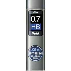 Pentel blyantstifter refill – 0,7 mm HB. Inneholder 40 stifter.