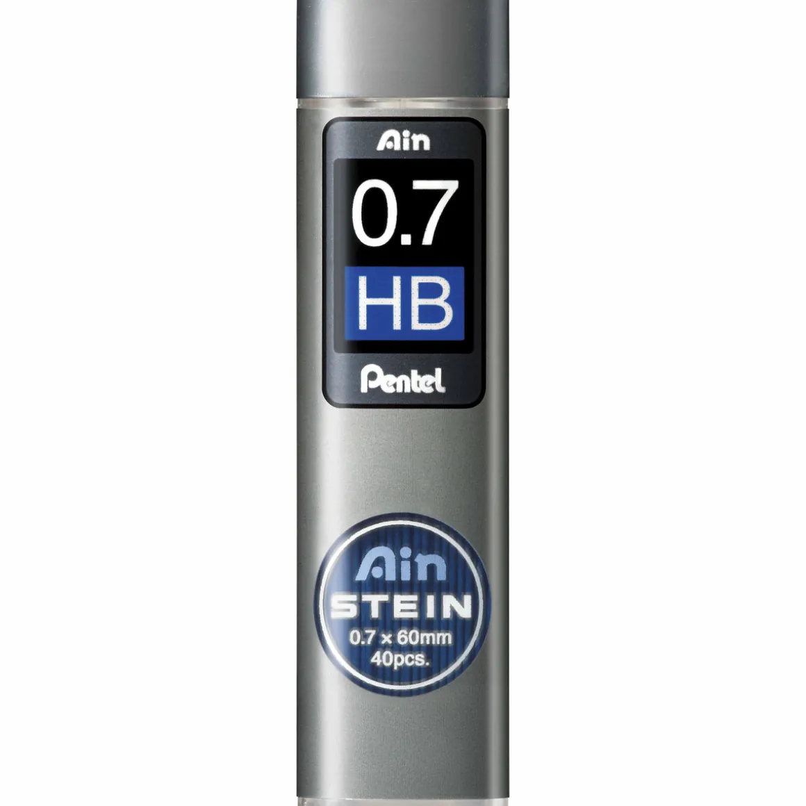 Pentel blyantstifter refill – 0,7 mm HB. Inneholder 40 stifter.