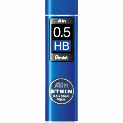 Pentel blyantstifter refill – 0,5 mm HB. Inneholder 40 stifter.