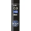 Pentel blyantstifter refill – 0,9 mm HB. Inneholder 36 stifter.