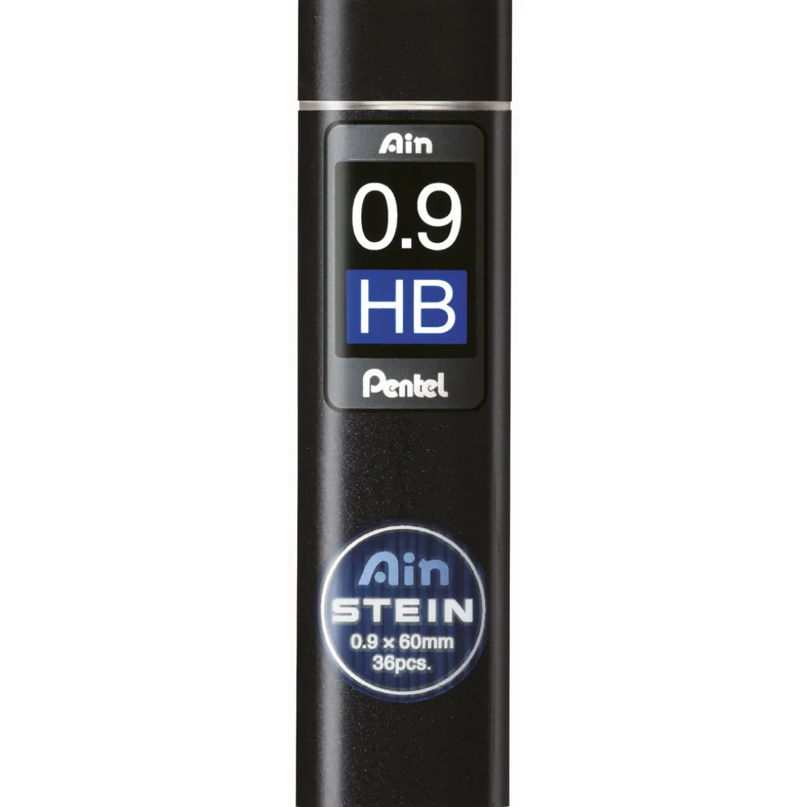 Pentel blyantstifter refill – 0,9 mm HB. Inneholder 36 stifter.