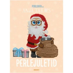 Perlejuletid av Anja Takacs, fine perlemotiver som gir julestemning, 136 sider, dansk tekst