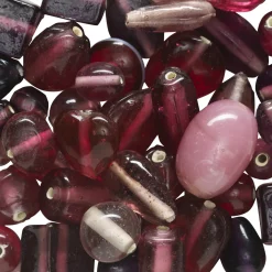 Perlemiks glass rosa nyanser