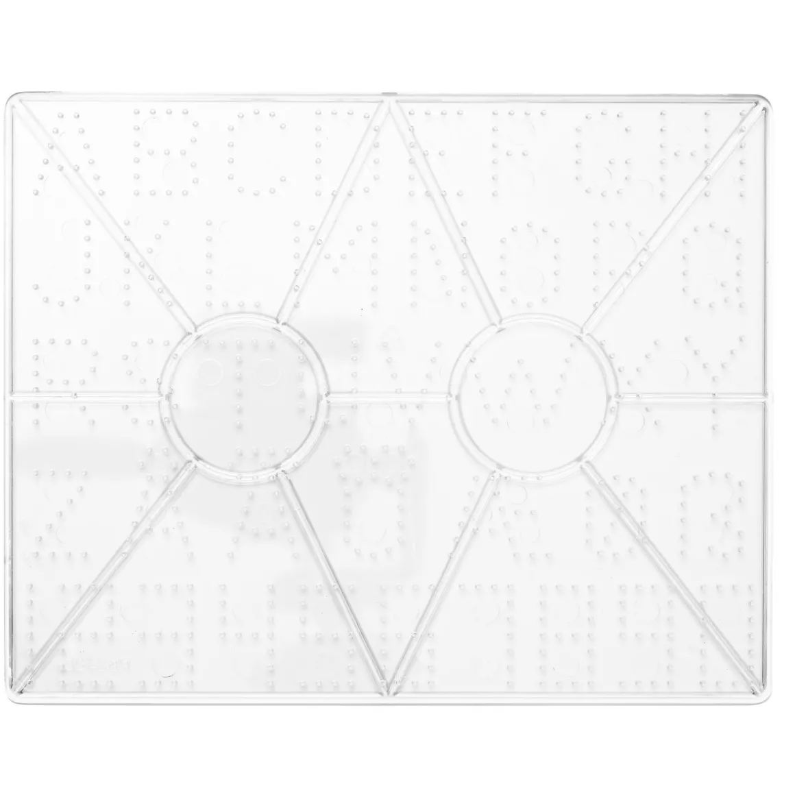 Perleplate Midi alfabet, bokstaver inkl. Å, Æ, Ø, Ö, ß – tall 0–9. Til våre rørperler med diameter 5 mm
