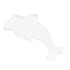 Perleplate Midi delfin, 14×7,5 cm – til våre rørperler med diameter 5 mm